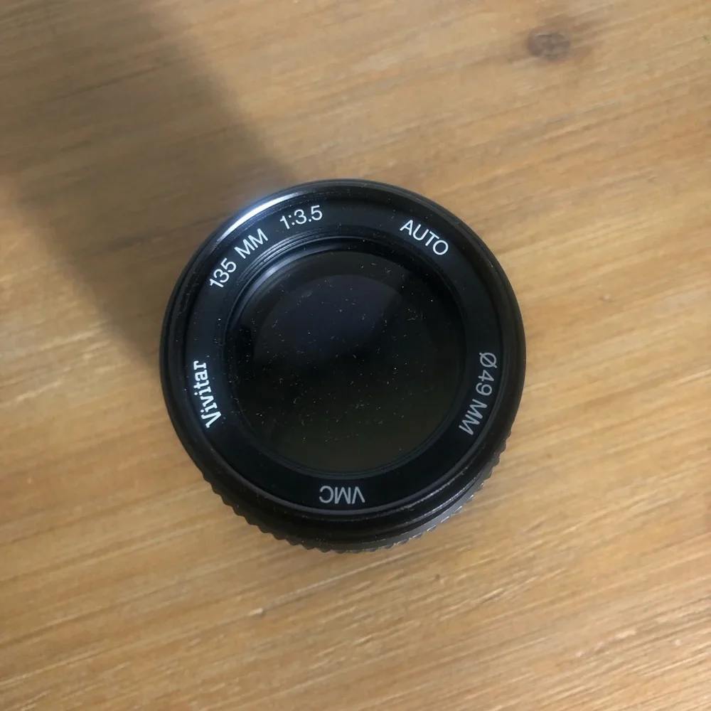 Vivo tar Auto 135mm 1:3.5 VMC Telephoto Portrait PK Mount Camera Lens